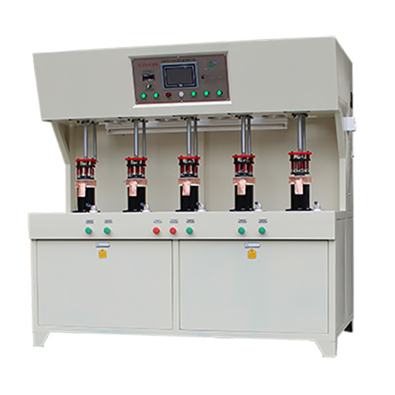 發熱盤五工位高頻釬焊機
